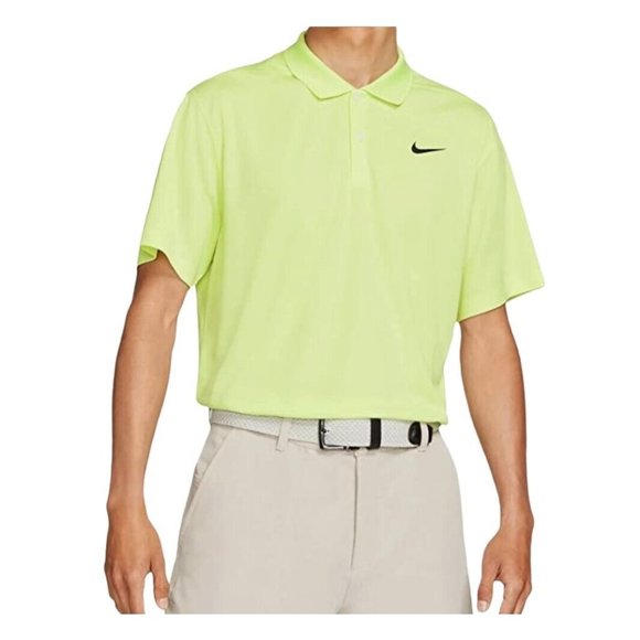 Nike Dri Fit Victory 'Light Lemon Twist' Golf Polo BV0354-736 - Picture 1 of 3